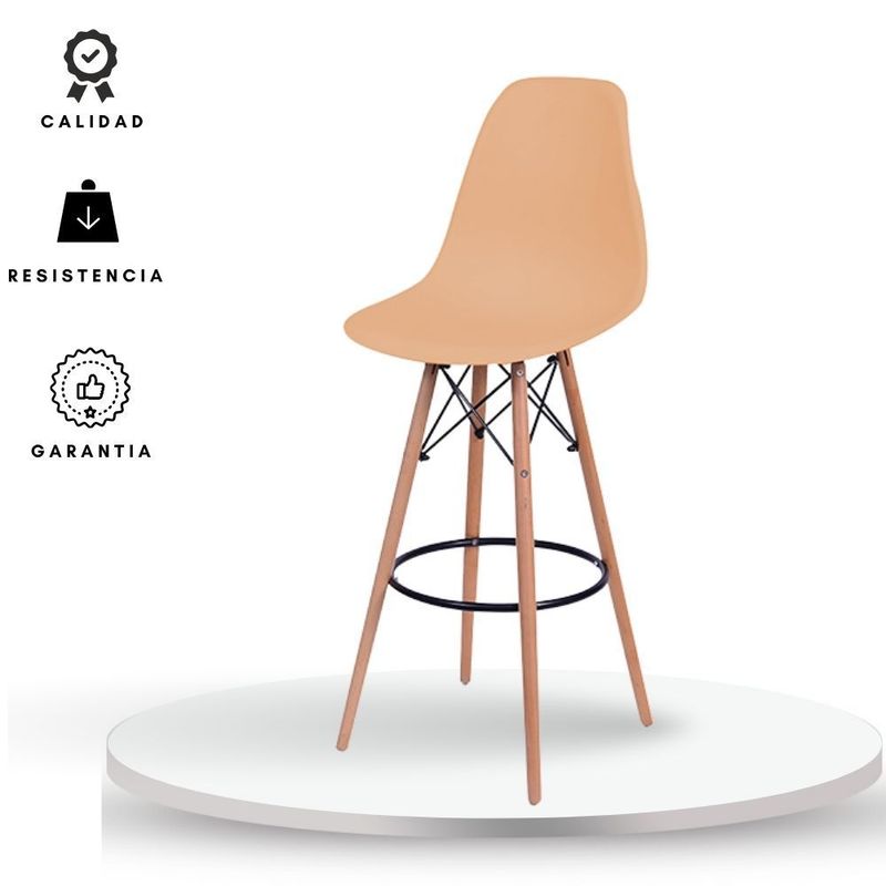 EKONOMODO COLOMBIA - Silla de bar Eames Mandarina