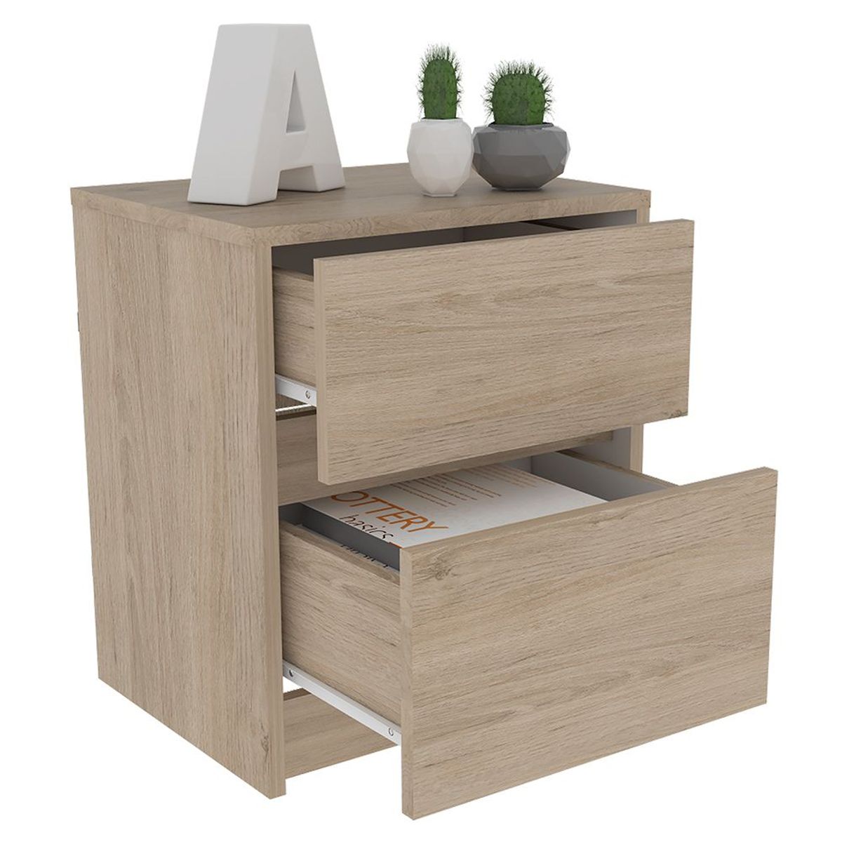 EKONOMODO COLOMBIA - Mesa de noche souk rovere