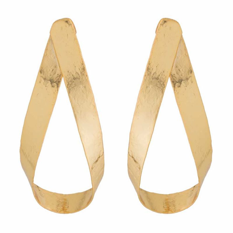 ENIGMA - Aretes Topo Aire Dorado.