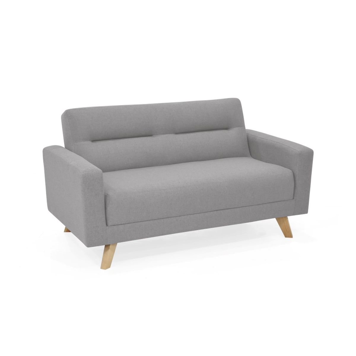 VENECIA - Sofa 2 Puestos Barza 150x82X83 Tela Plata_.