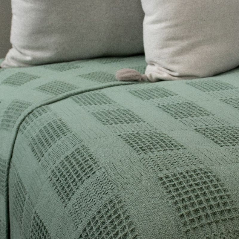 FATELARES - Cubrelecho Secillo Sofia Verde 150x220cm