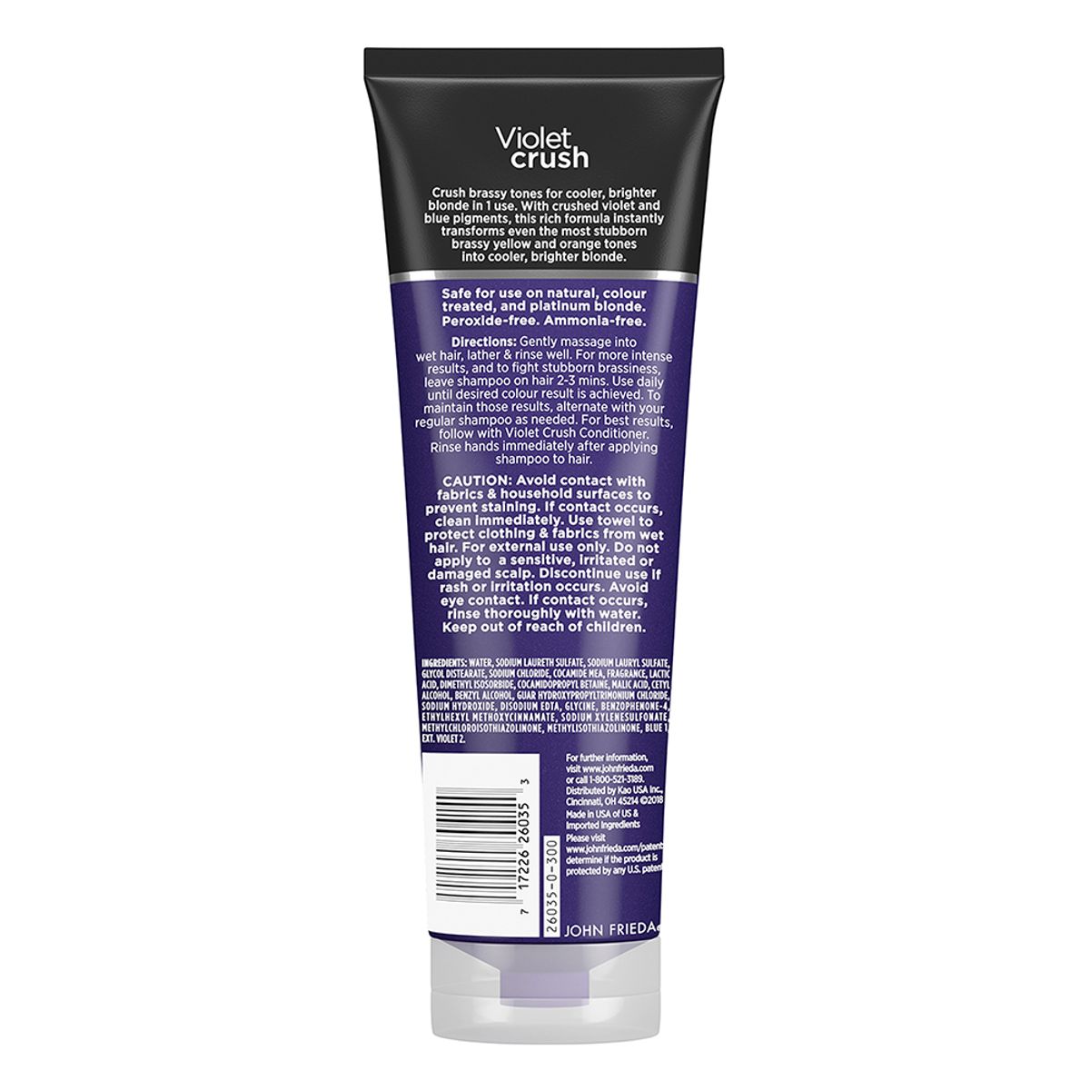 JOHN FRIEDA - Shampoo Matizante John Frieda Violet Crush para Rubias 245 Ml