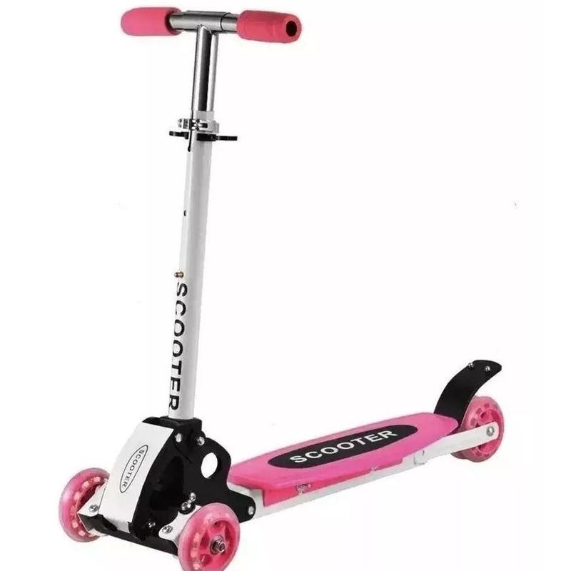 ONE PIXEL - Patieneta Scooter Ecualizable Rosada Para Niños