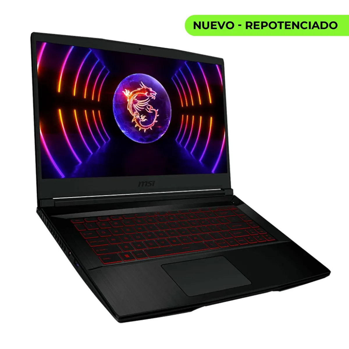 MSI - Portatil MSI gamer thin GF63 core i7 12650H 512 SSD 16 DDR4 RTX 4060 8 GB DDR6.