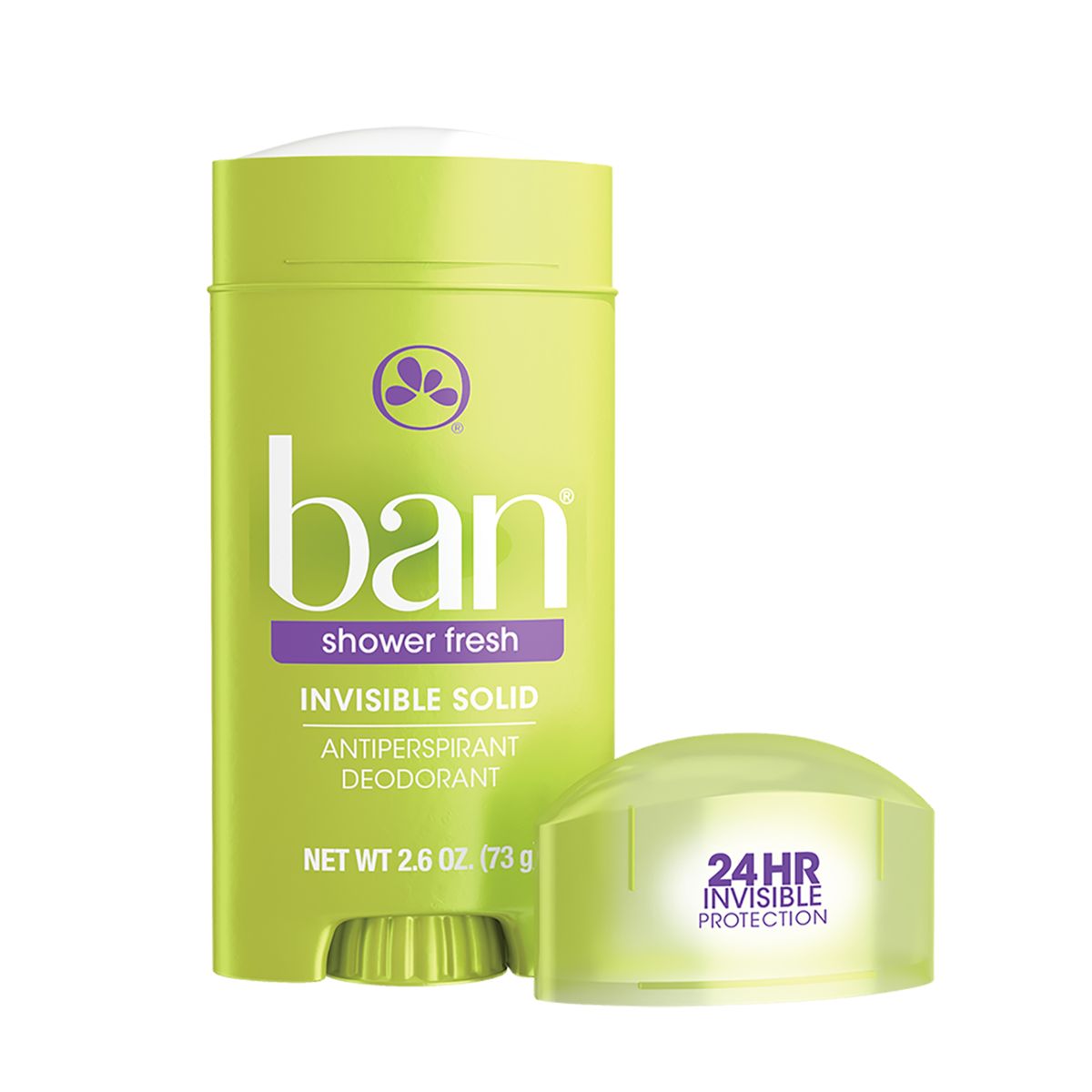 BAN - Desodorante Invisible Antitranspirante en barra Shower Fresh Ban 73 gr