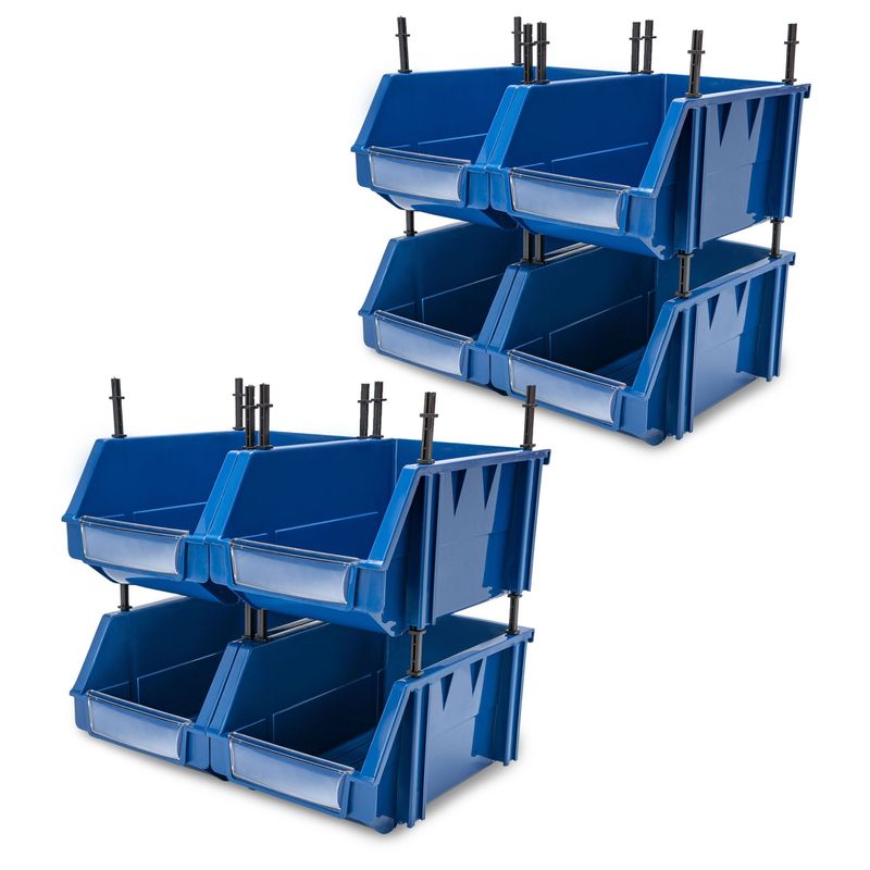 ENERGY PLUS - 8 modulares abiertos organizadores plásticos de inventarios 20Kg