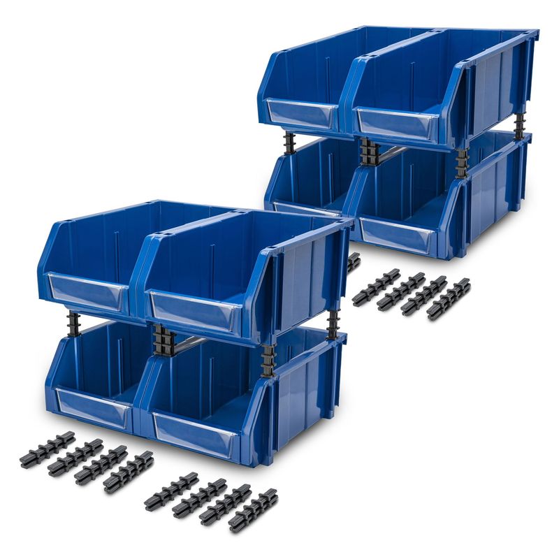ENERGY PLUS - 8 modulares abiertos organizadores plásticos de inventarios 40Kg