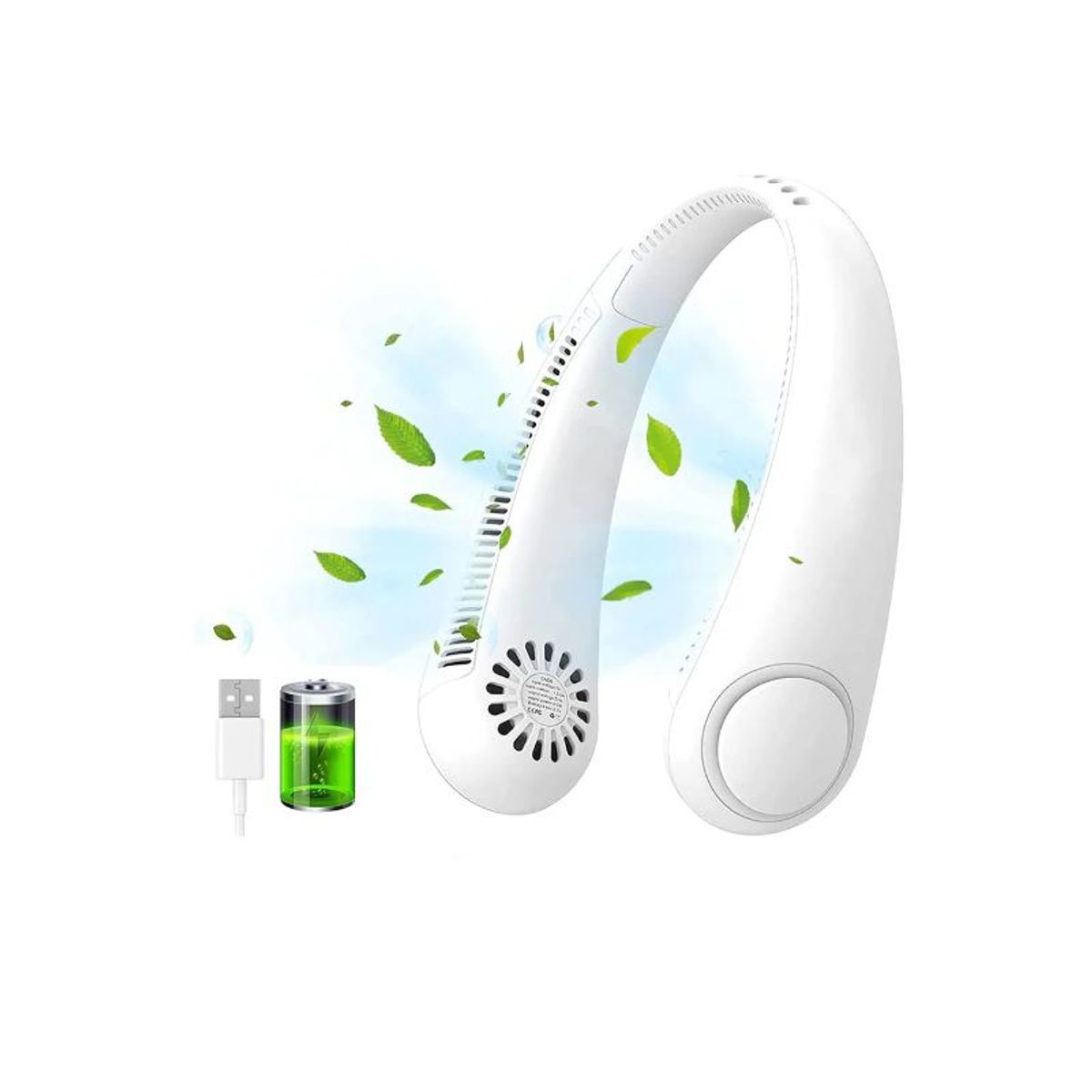 GENERICO - Ventilador Personal Para El Cuello Portátil Recargable