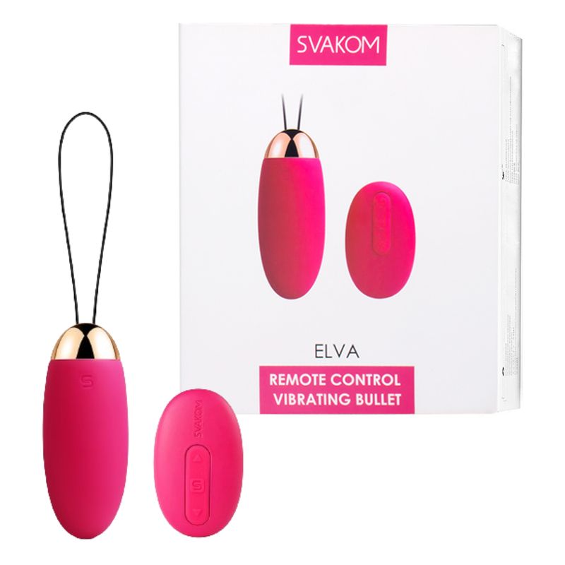 SVAKOM - Huevo Vibrador Elva Fucsia Svakom