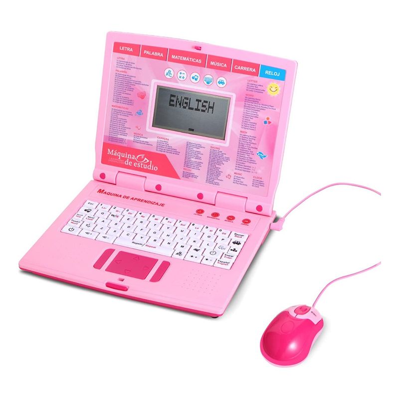 GENERICO - Computadora Portátil Educativa Españo/inglés - ROSA