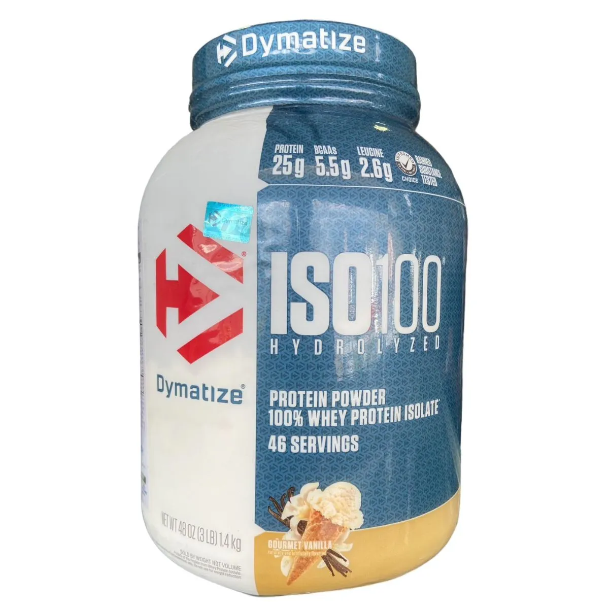 DYMATIZE - Proteina iso 100 hidrolizada 3 libras dymatize