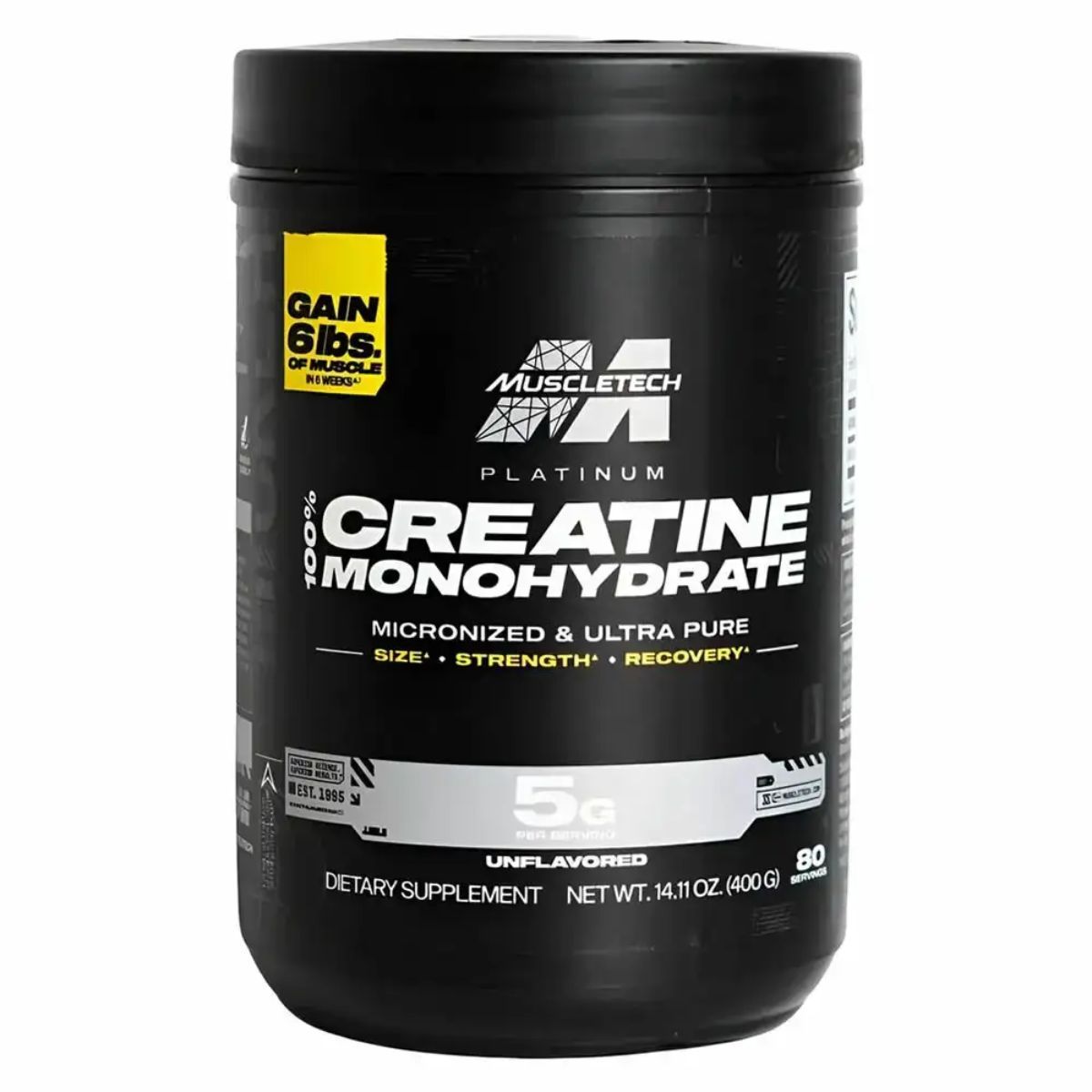 MUSCLETECH - Creatina 100% platinum 80 serv muscletech