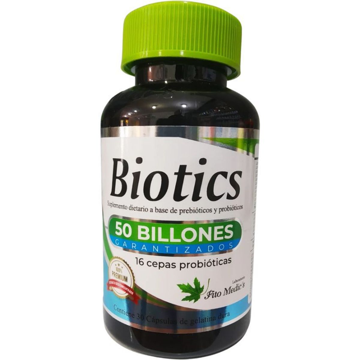 FITO MEDICS - Biotics probióticos y prebióticos 50 billones 30 capsulas fito medic`s