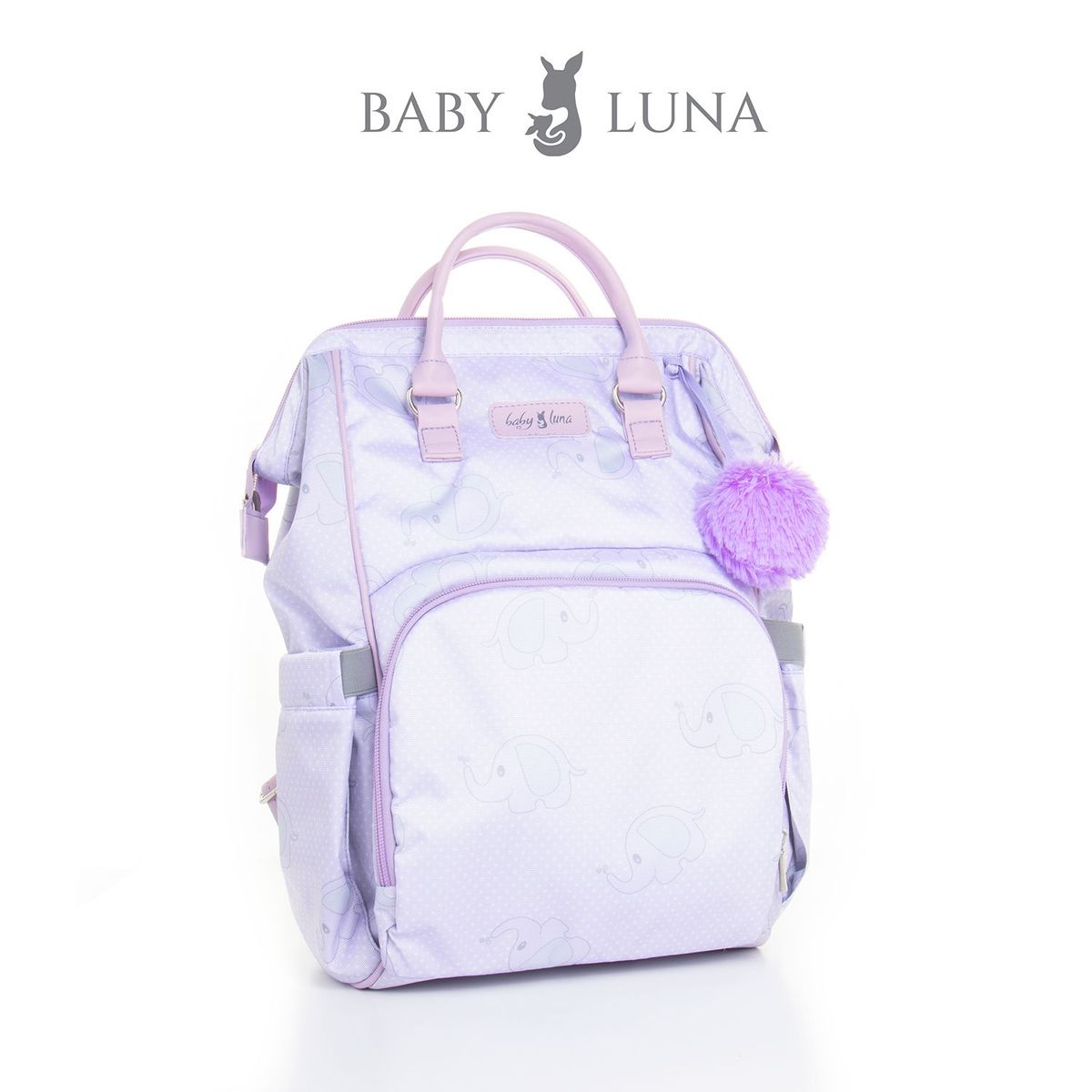 GENERICO - Pañalera Clásica - Elefante Lila