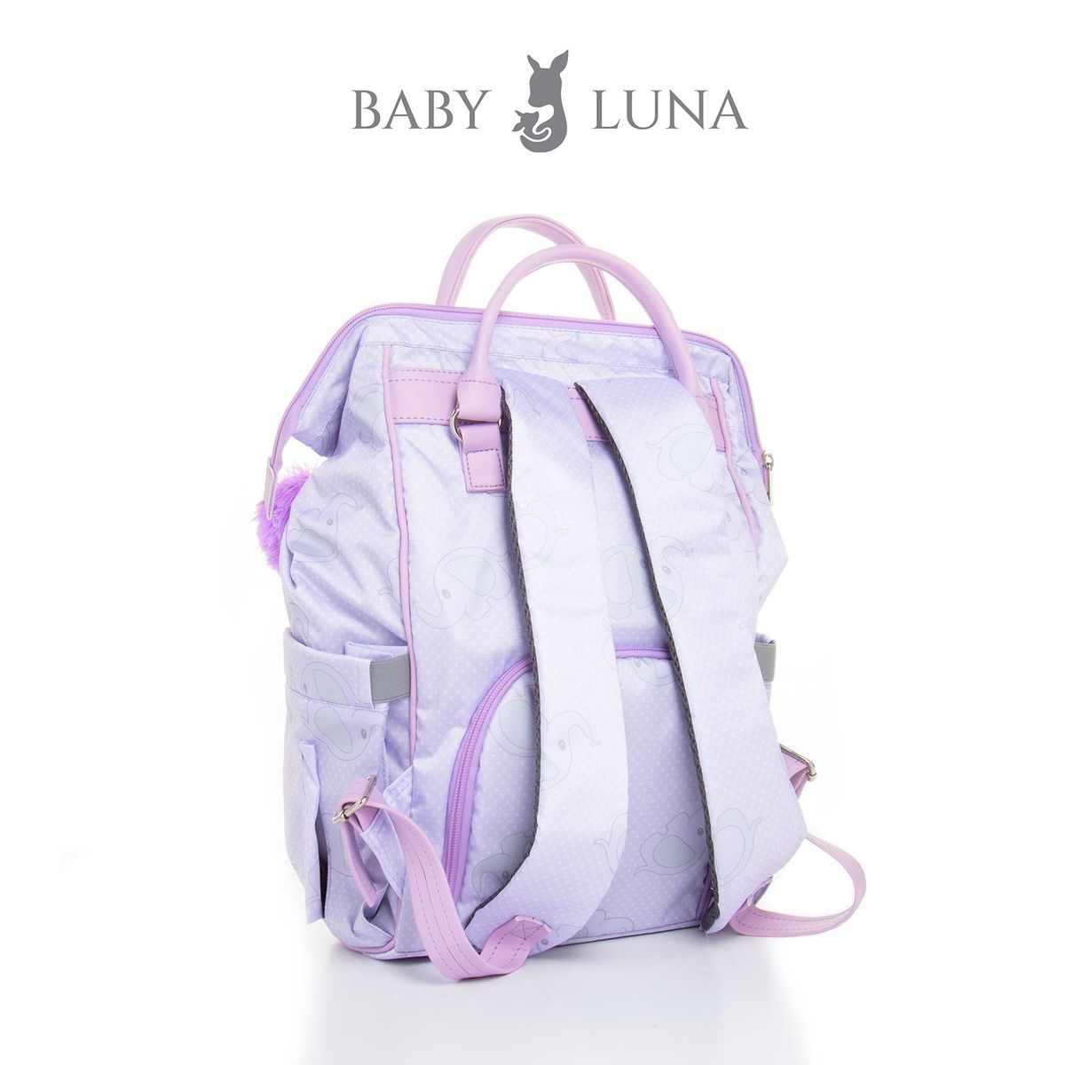 GENERICO - Pañalera Clásica - Elefante Lila