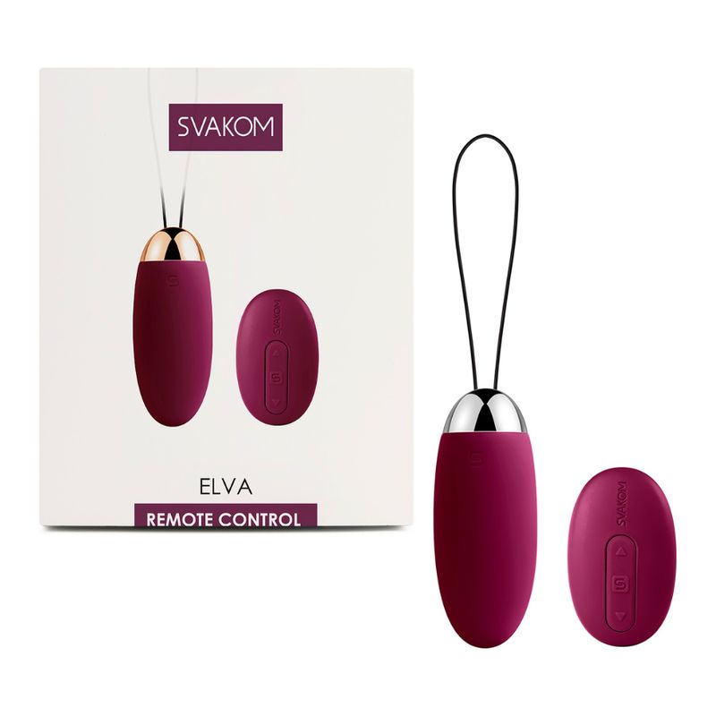 SVAKOM - Huevo Vibrador Elva Morado Svakom