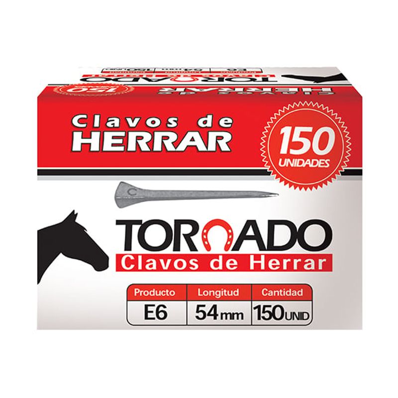 GENERICO - CLAVO PARA HERRAR E 6 CAJAx150 C.A MEJIA