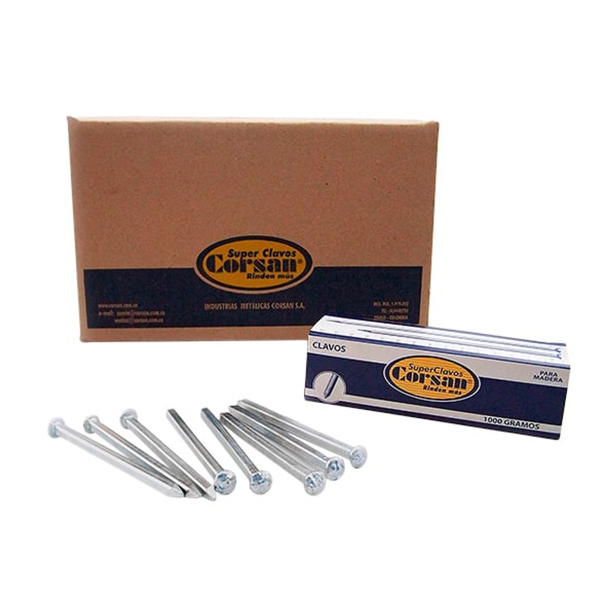 CORSAN - CLAVO VARETA GALVANIZADO 3-1/2x1/4 CORSAN