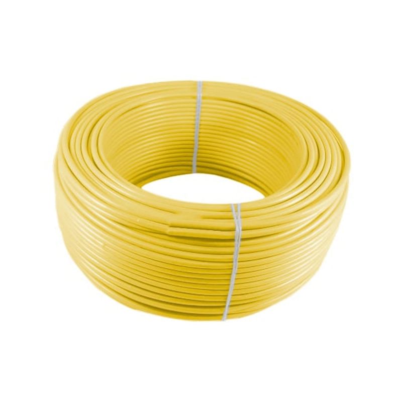 PROCABLES - CABLE ALAMBRE RIGIDO N-14 AMARILLO (ROLLO X 100mtrs) PROCABLES