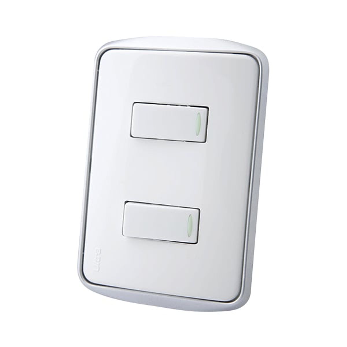 GENERICO - INTERRUPTOR DOBLE ULTRA BLANCO REF.144121 CILES