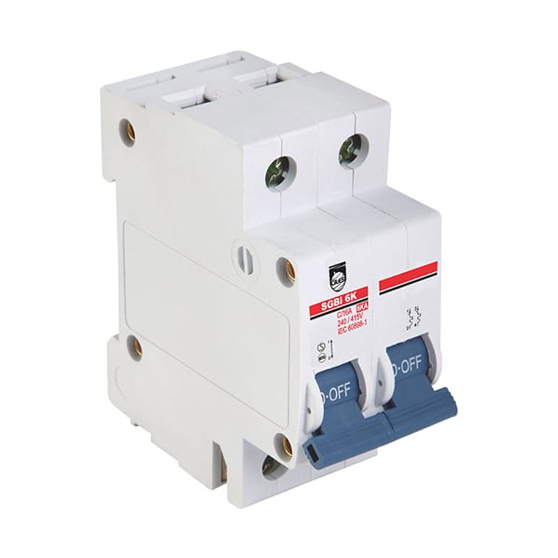 GENERICO - BREAKER PARA RIEL 2P 20 AMP 6KA REF.349394 CILES