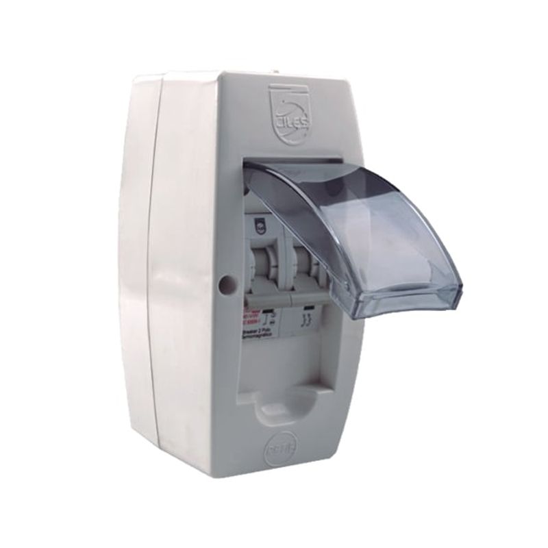 GENERICO - CAJA DE PROTECCION RIEL 1 Y 2 CIRCUITOS REF.730311 CILES