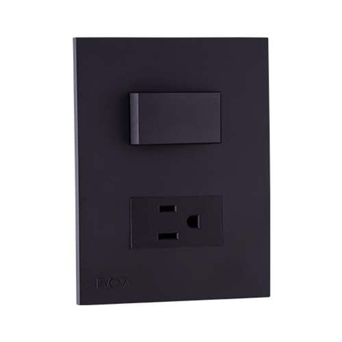 GENERICO - INTERRUPTOR + TOMA 10A/127V NOVA MATE REF.144425NM CILES