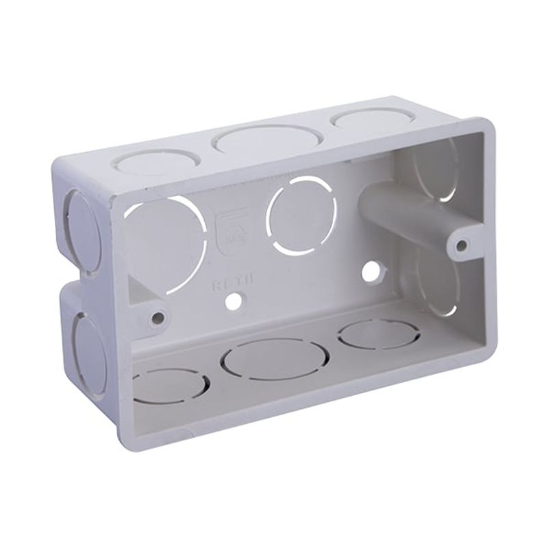 GENERICO - CAJA RECTANGULAR 2X4 PLASTICO RETIE REF.144014 CILES