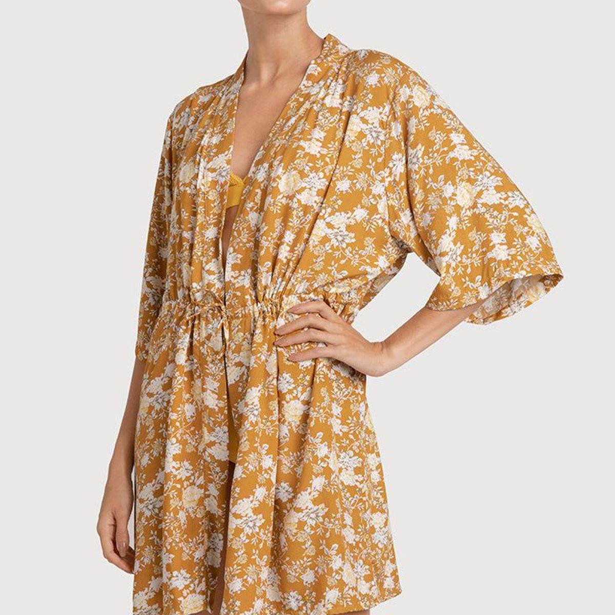 OPTIONS INTIMATE - Kimono para Dama  Marca Options Intimate  Estampado.-