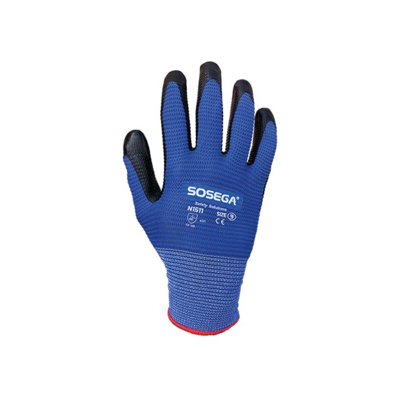 SOSEGA - GUANTE NYLON EN NITRILO WAVE TALLA L REFN1511 SOSEGA