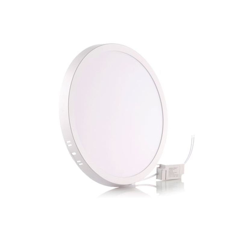 MERCURY - PANEL LED 6W REDONDO SOBREPONER TITANIUM MERCURY
