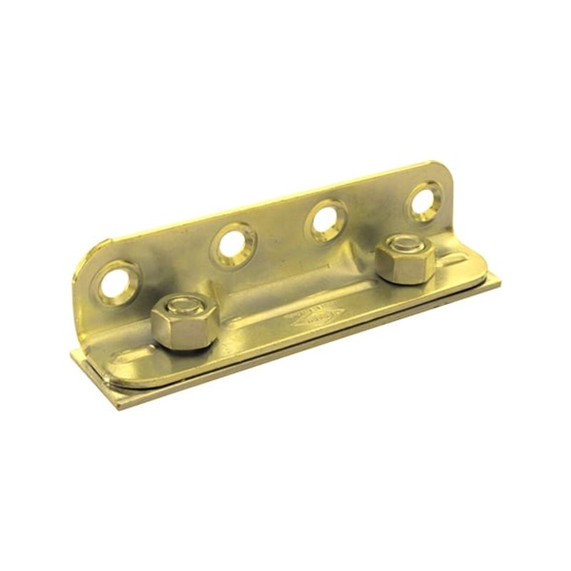 INDUMA - GRAPA CAMA LUNA DE MIEL 4-1/2 LATON CON TORNILLO INDUMA