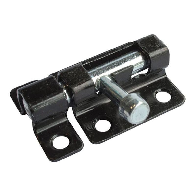 INDUMA - PASADOR CUADRADO NEGRO CON TORNILLO 2'' C-18 INDUMA