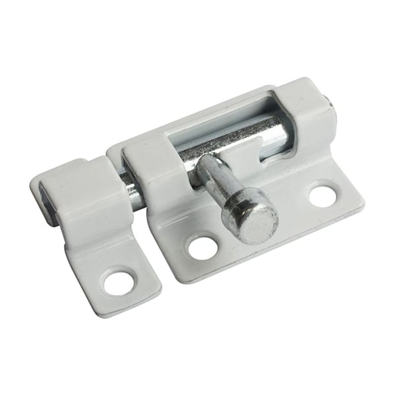 INDUMA - PASADOR CUADRADO BLANCO CON TORNILLO 2'' C-18 INDUMA