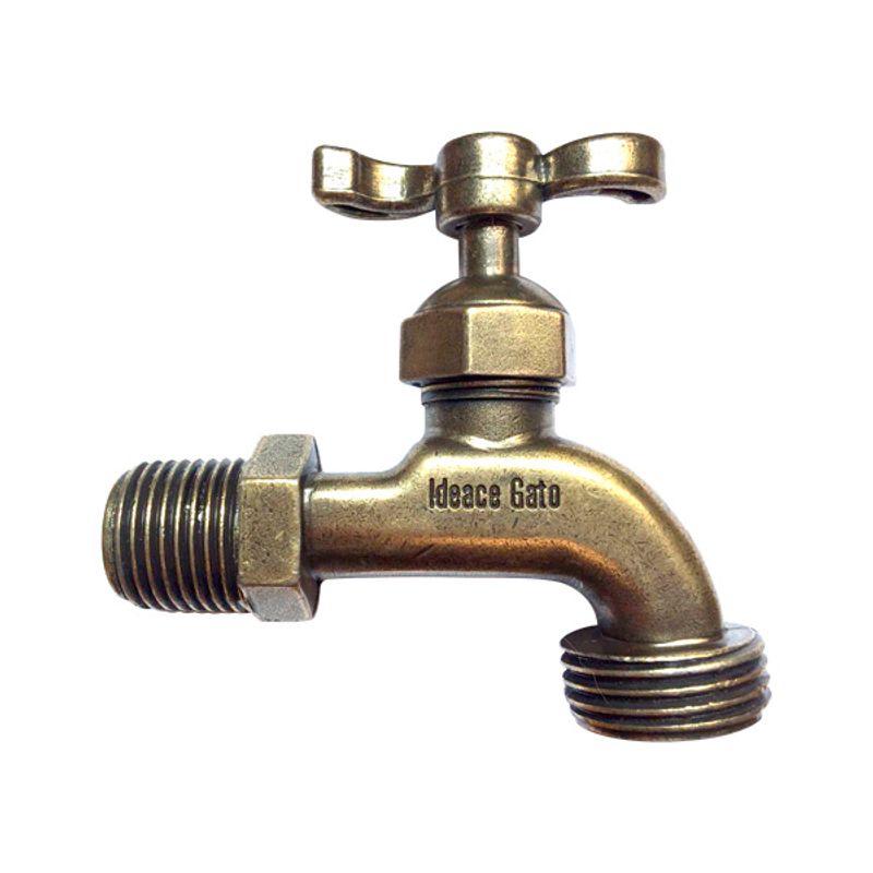 GENERICO - LLAVE JARDIN LATON ANTICADO REF.6133502 IDEACE