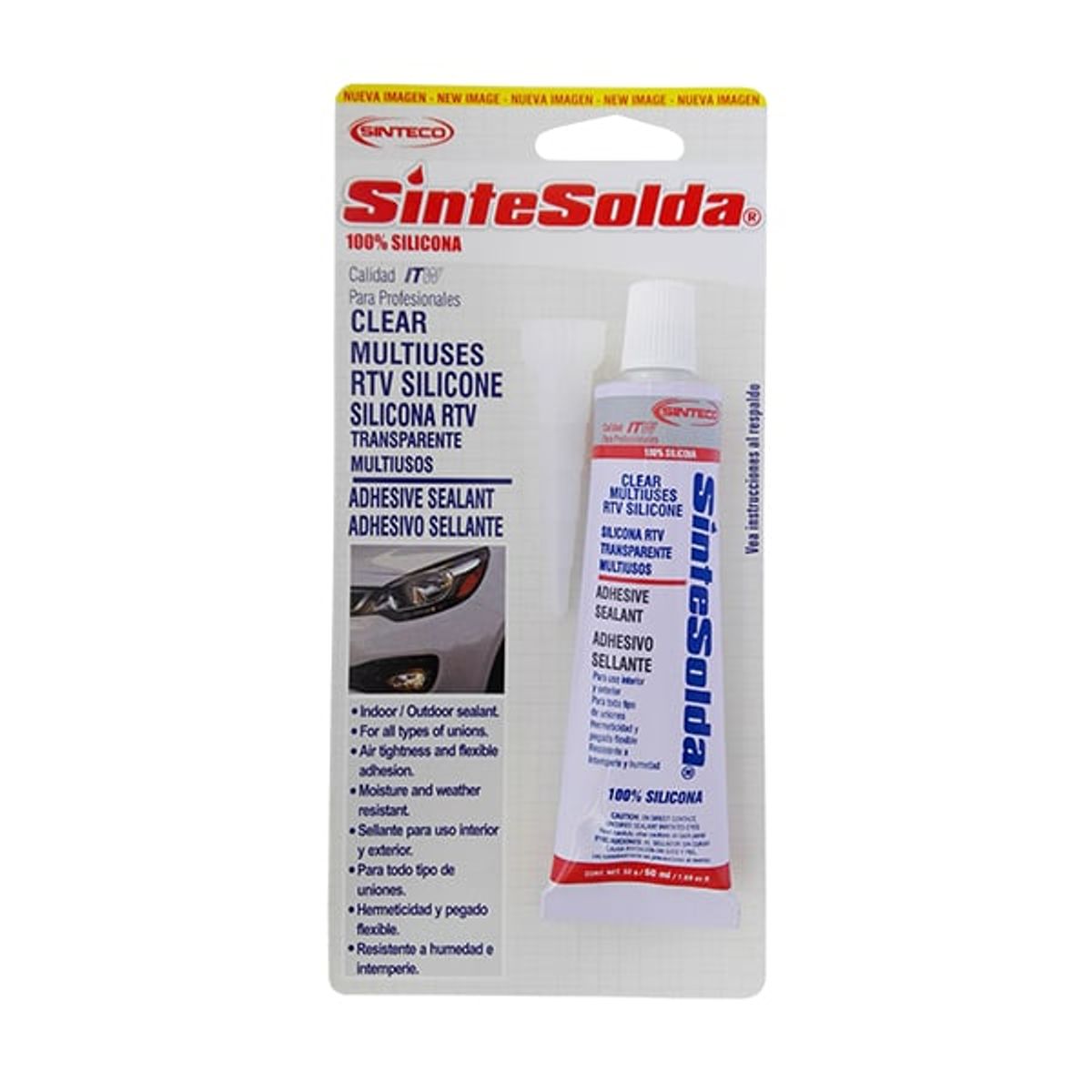 GENERICO - SILICONA TRANSPATENTE 50ML ITW