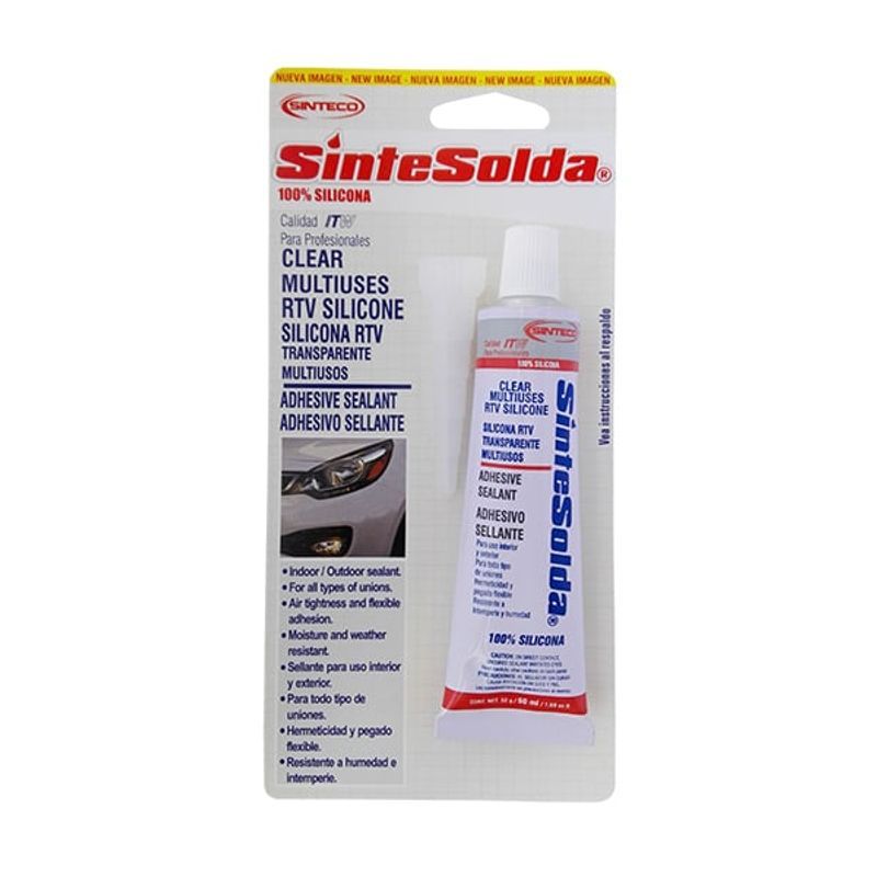GENERICO - SILICONA TRANSPATENTE 50ML ITW