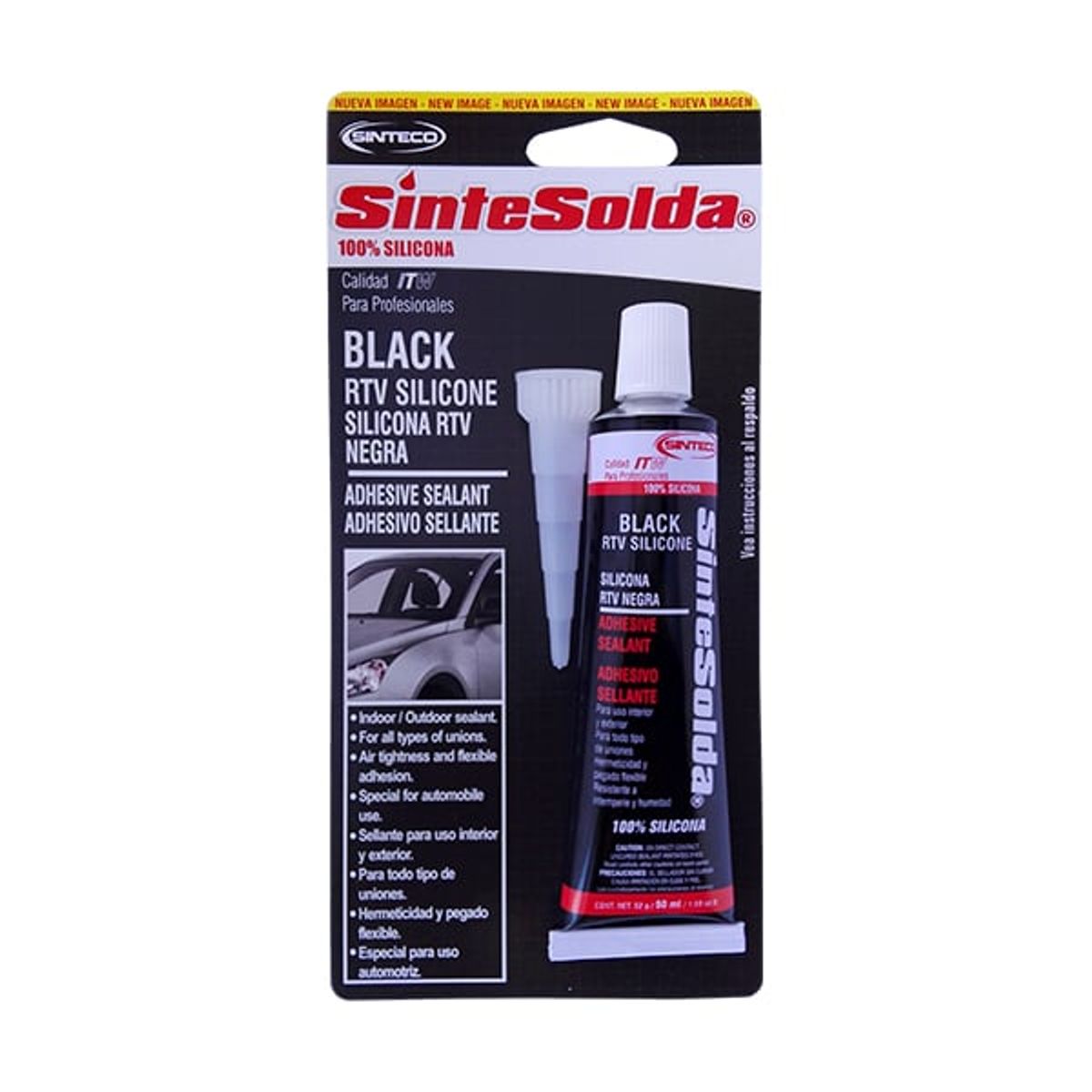 GENERICO - SILICONA NEGRA 50ML ITW