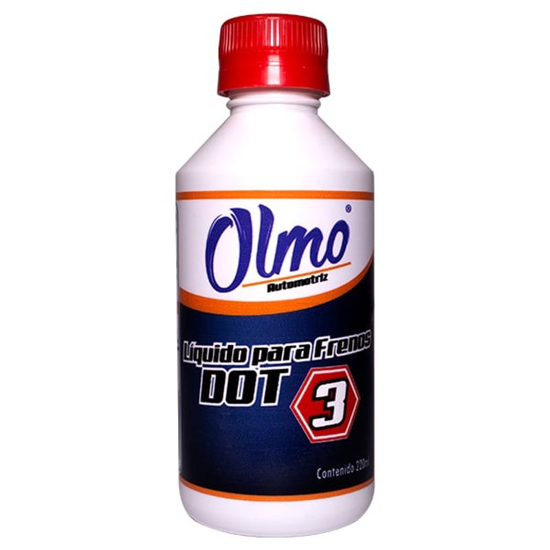 GENERICO - LIQUIDO DE FRENO DOT3 220 ML OLMO AUTOMOTRIZ