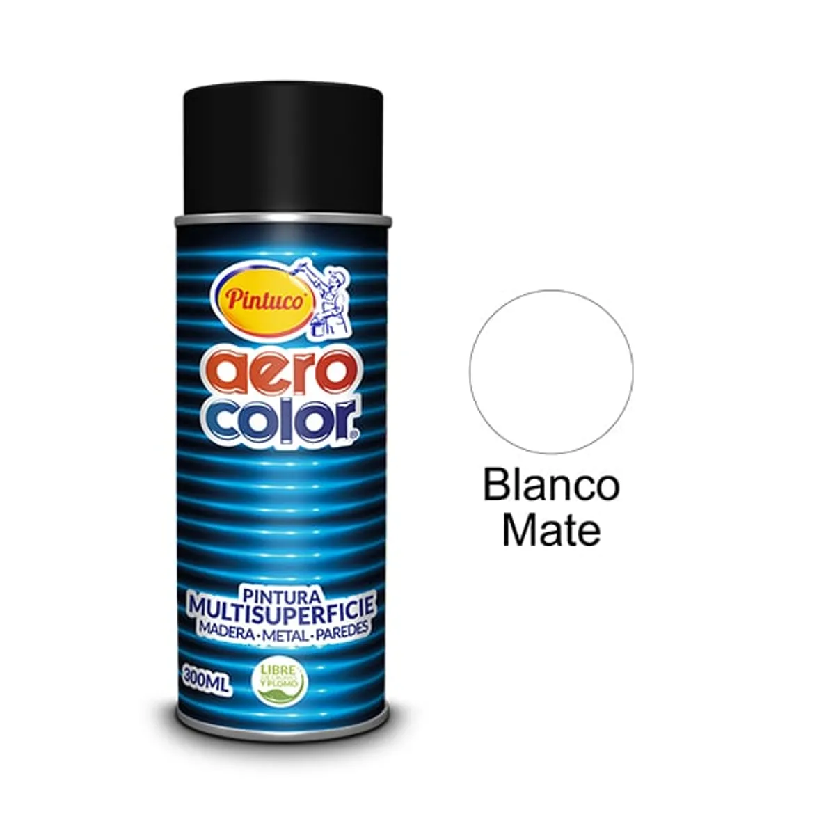 PINTUCO - PINTURA AEROSOL BLANCO MATE 300ML AEROCOLOR