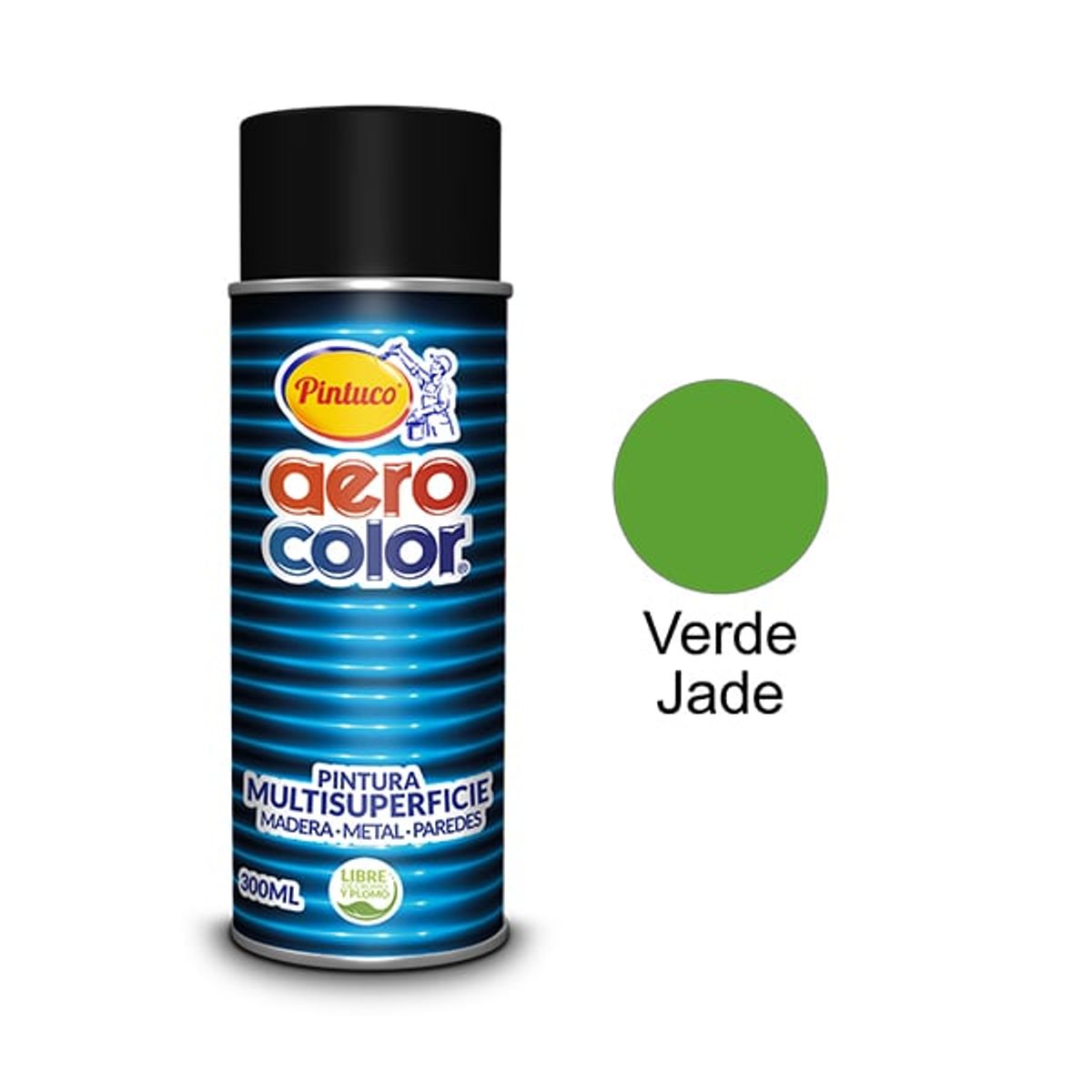 PINTUCO - PINTURA AEROSOL VERDE JADE 300ML AEROCOLOR