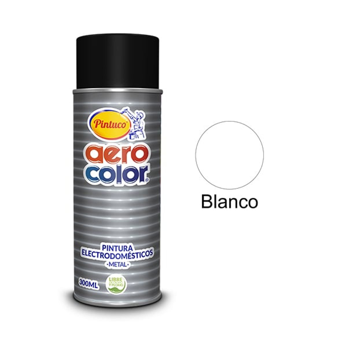 PINTUCO - PINTURA AEROSOL ELECTRODOMESTICO BLANCO 300ML AEROCOLOR