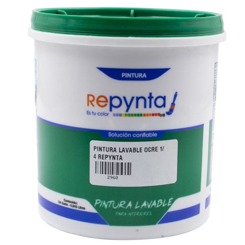 REPYNTA - VINILO TIPO 2 LAVABLE OCRE CUARTO GALON REPYNTA
