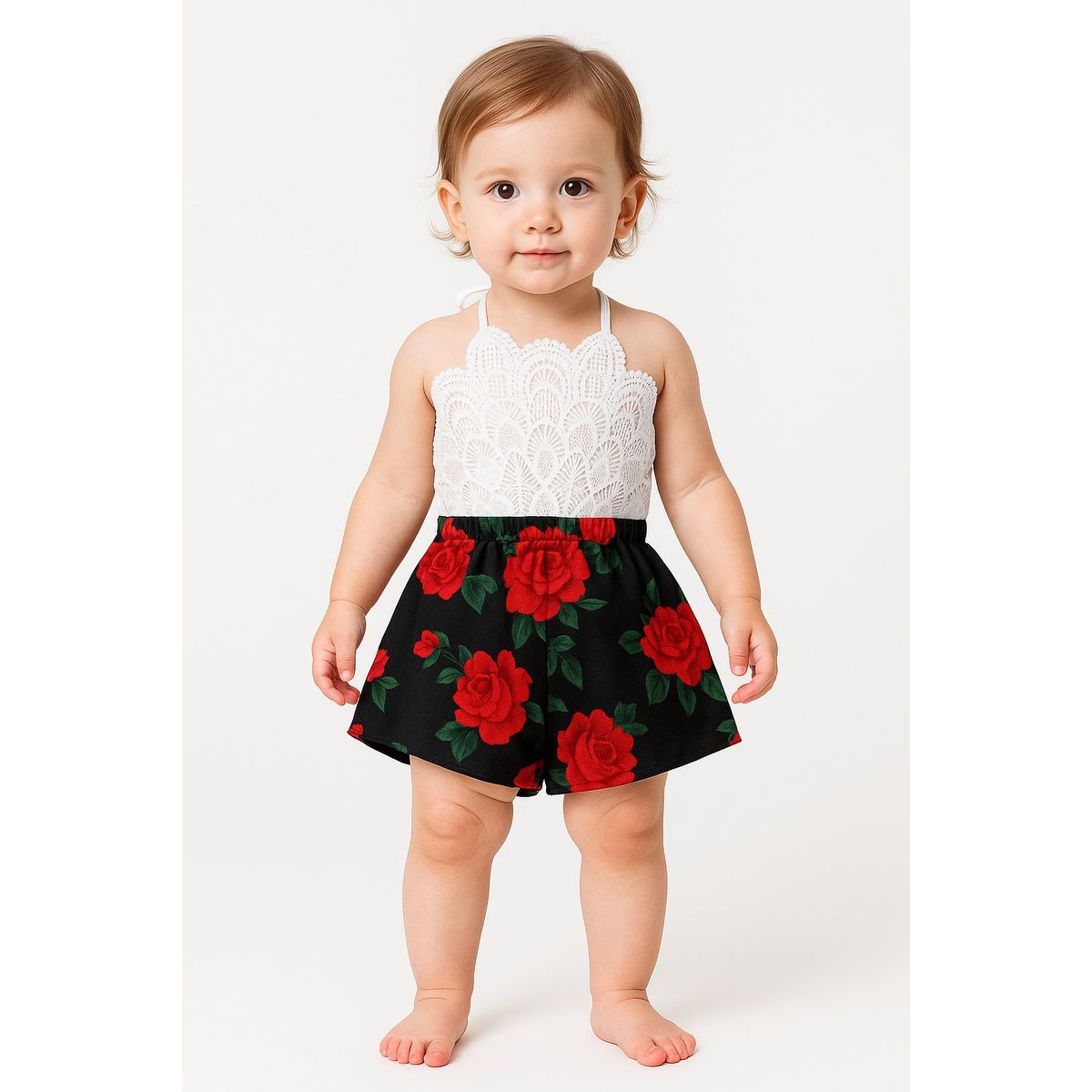 LUSOLSI - Prendas niñas ropa conjuntos vestido enterizo prendas niños