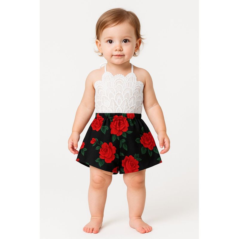 LUSOLSI - Prendas niñas ropa conjuntos vestido enterizo prendas niños