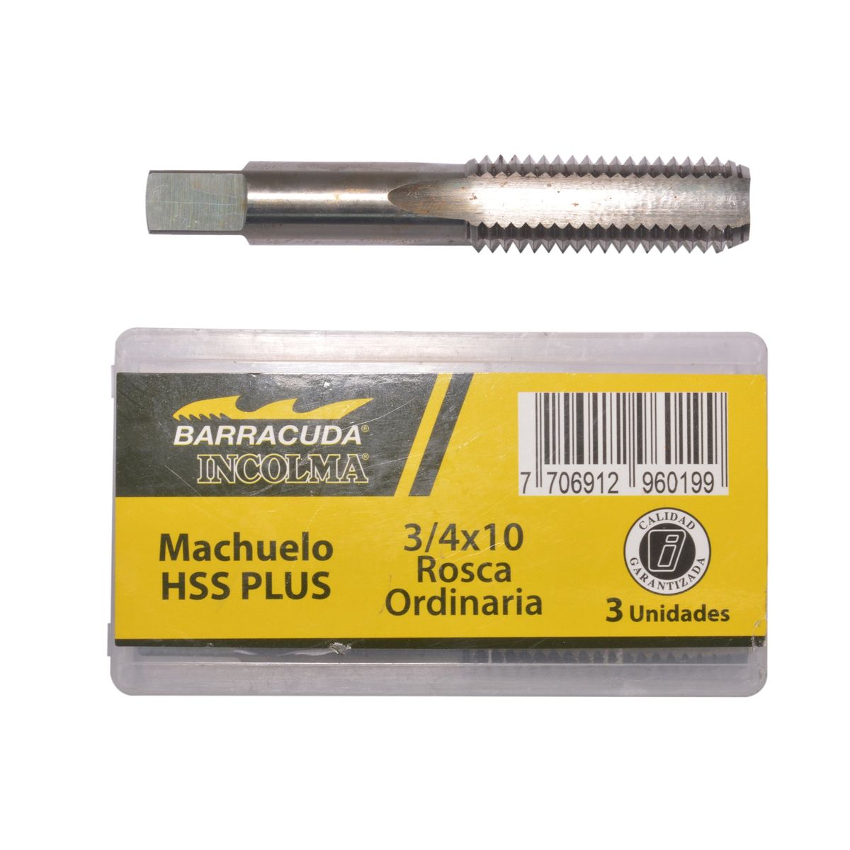 INCOLMA - MACHUELO CORNETA A/C 3/4 ROSCA ORDINARIA INCOLMA