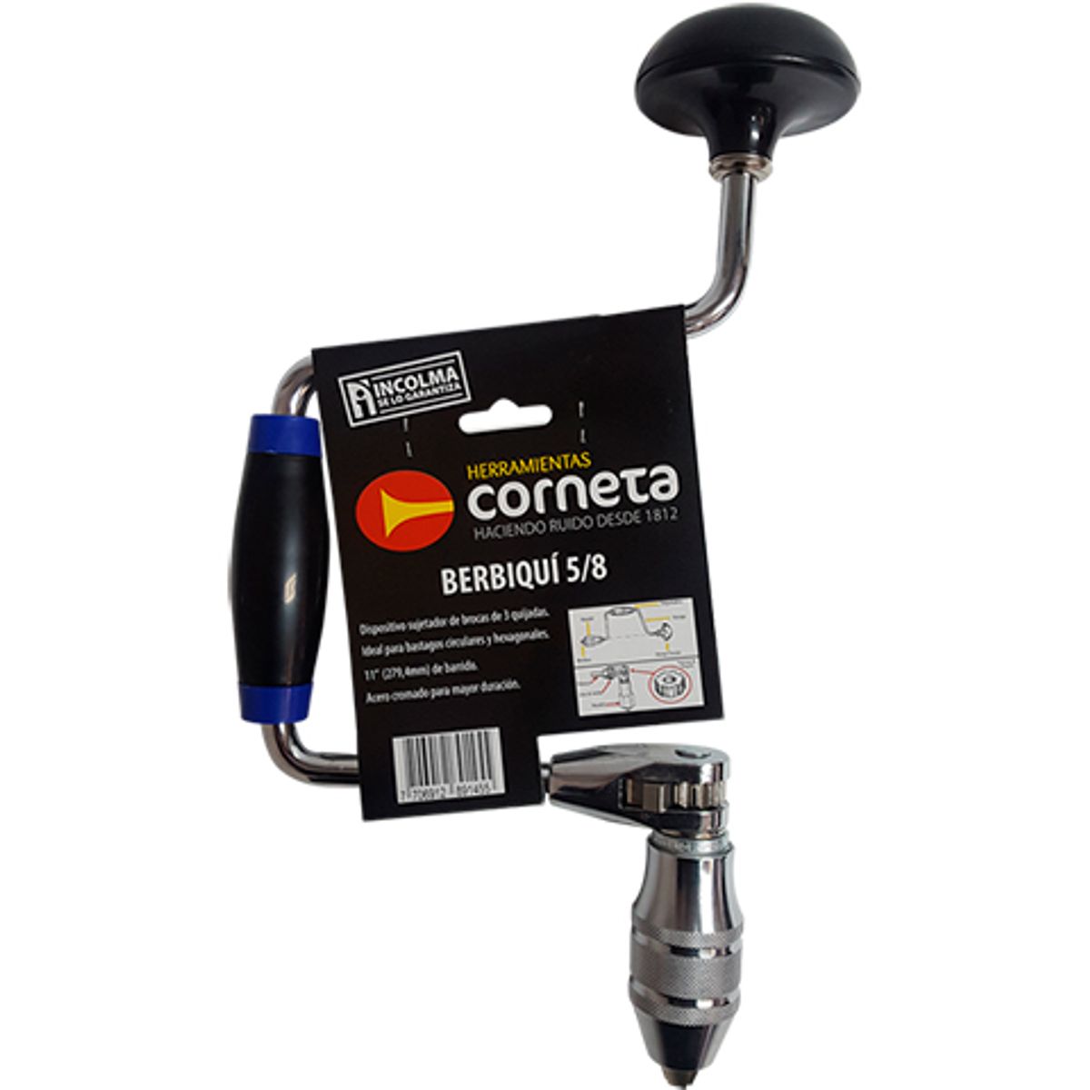 INCOLMA - BERBIQUÍ CORNETA 5/8'' PULGADAS INCOLMA