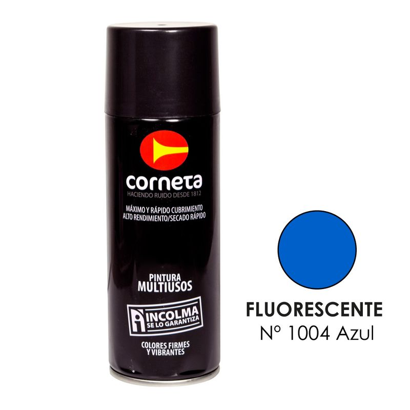 INCOLMA - PINTURA CORNETA N1004 AZUL FLUORECENTE