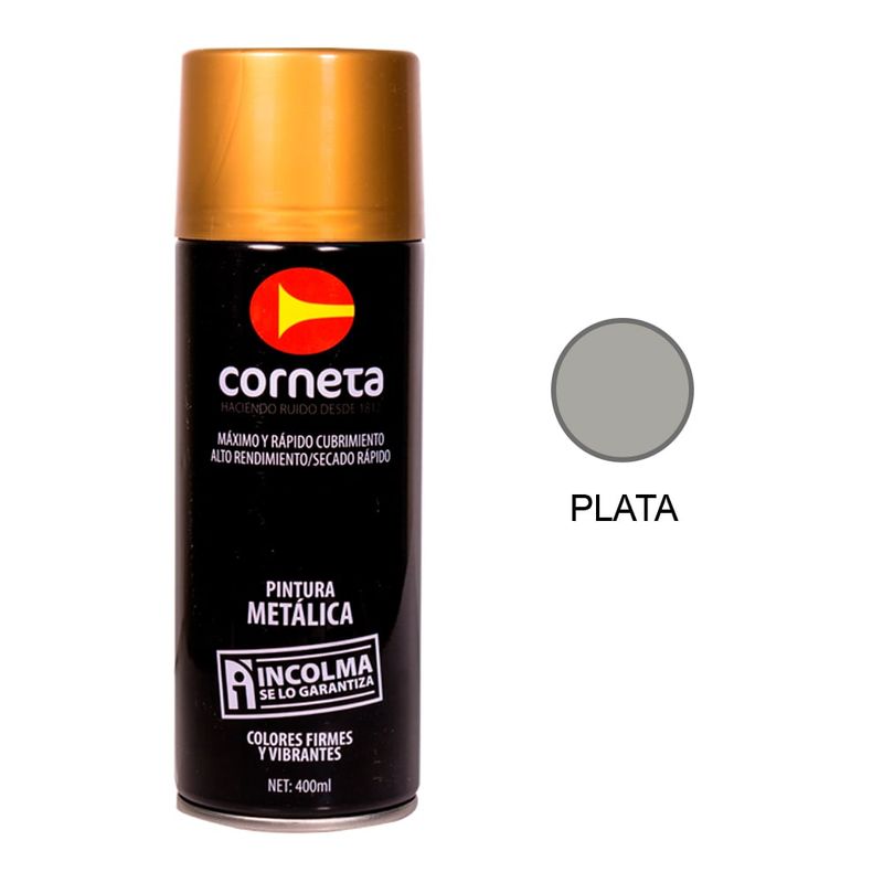 INCOLMA - PINTURA CORNETA N1500 PLATA
