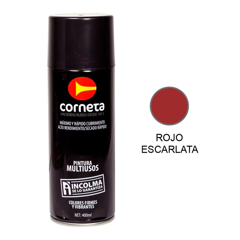 INCOLMA - PINTURA CORNETA N23 ROJO ESCARLATA